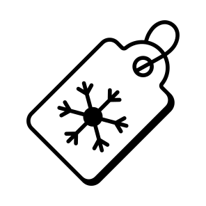 Winter, Tags, Sale, Offer, Christmas, icon