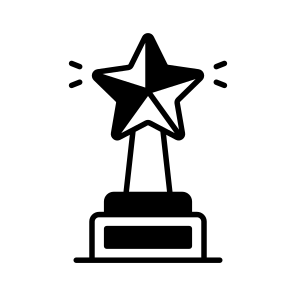 Award, Trophy, Reward, Success, Achievement icon