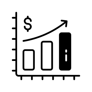 Business, Growth, Analytics, Chart, Graph icon