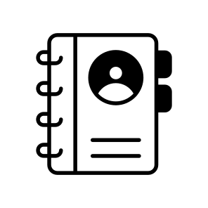 Contact, Book, Business, Notebook, Directory icon