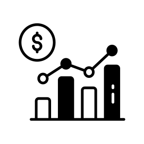 Financial, Analysis, Business, Growth, Money icon