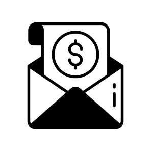 Financial, Mail, Email, Marketing, Campaign icon