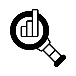 Market, Research, Data, Analysis, Business icon