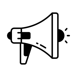 Megaphone, Bullhorn, Marketing, Promotion, Campaign icon