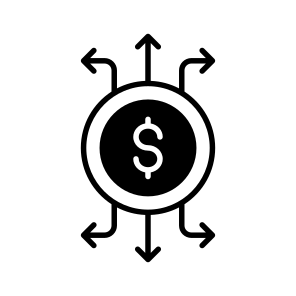 Money, Flow, Cash, Finance, Business icon