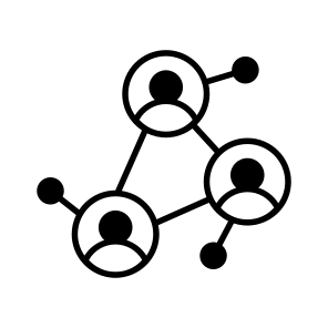 Networking, Business, Connection, Communication, Teamwork icon
