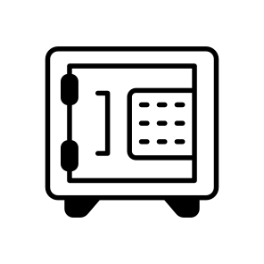 Safe, Box, Locker, Security, Money icon