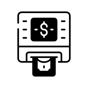 Atm, Machine, Transaction, Withdrawal, Payment icon
