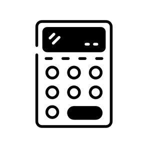 Calculator, Adder, Estimator, Mathematics, Device icon