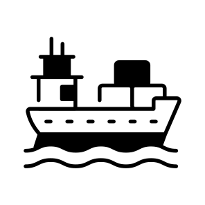 Cargo, Ship, Shipping, Worldwide, International icon