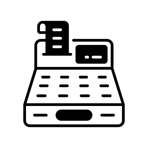 Cash, Register, Transaction, Point Of Sale, Payment icon