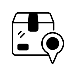 Delivery, Location, Parcel, Package, Navigation icon