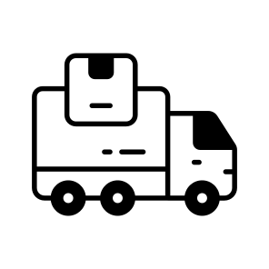 Delivery, Truck, Van, Shipping, Logistics, Online icon