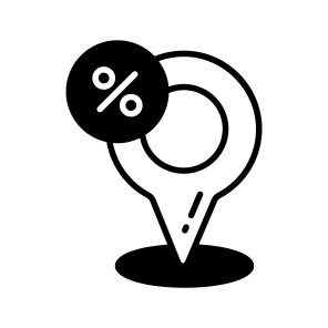 Discount, Location, Navigation, Gps, Offer icon