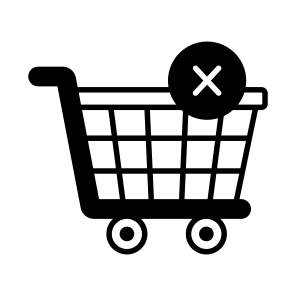 Empty, Cart, Trolley, Remove, Delete icon