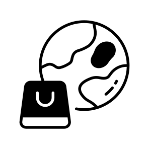 Global, International, Shopping, Online, Shop, icon