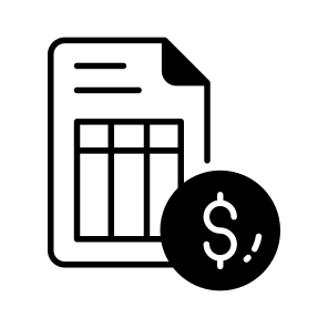 Invoice, Bill, Receipt, Record, Statement icon