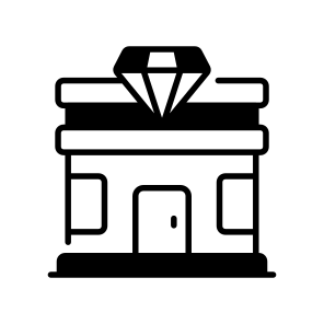 Jewellery, Shop, Store, Diamond, Gemstone icon