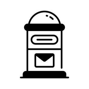 Letterbox, Mailbox, Postbox, Postal, Post icon