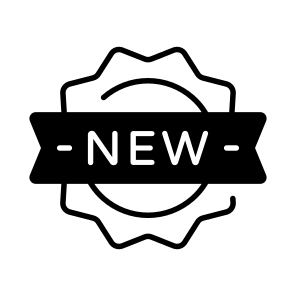 New, Arrival, Product, Badge, Marketing icon