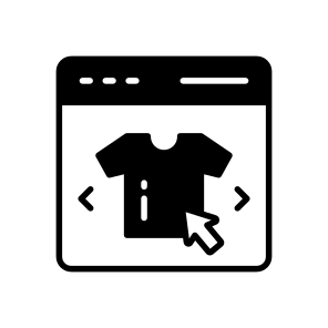 Online, Shopping, Ecommerce, Clothing, Store icon