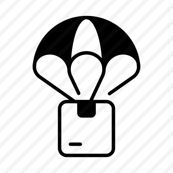 Parachute, Delivery, Air, Airdrop, Shipping preview
