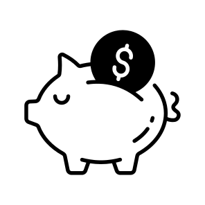 Piggy, Bank, Budgeting, Savings, Banking icon