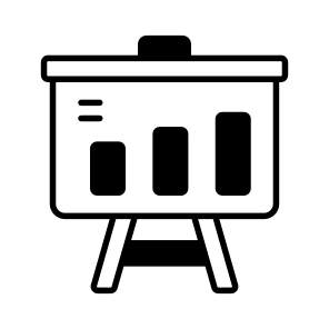 Presentation, Board, Business, Report, Analysis icon