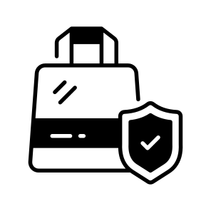 Secure, Shopping, Bag, Online, Security icon