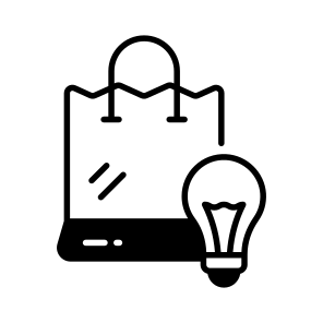 Shopping, Idea, Creative, Online, Marketing icon