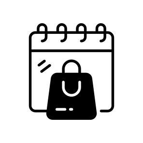 Shopping, Schedule, Planning, Purchase, Bag icon