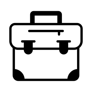 Briefcase, Portfolio, Satchel, Bag, Baggage icon