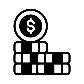 Coins, Money, Cash, Currency, Wealth icon