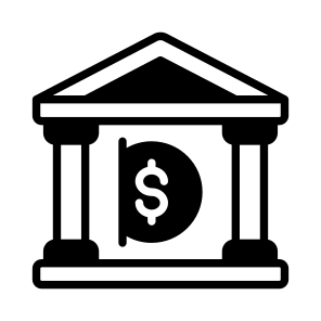 Deposit, Depository, Building, Bank, Money icon