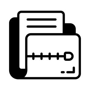 Folder, File, Document, Archive, Compressed icon