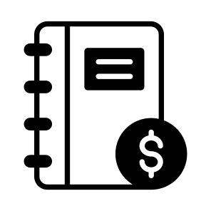 Ledger, Journal, Book, Register, Record icon
