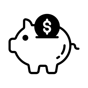 Piggy, Banking, Saving, Money, Cash icon