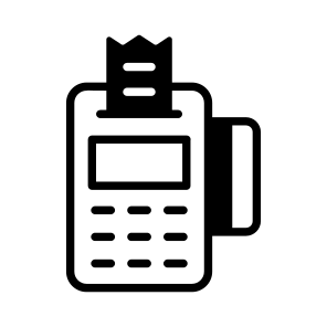 Pos, Terminal, Till, Checkout, Device icon