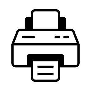 Printer, Copier, Scanner, Plotter, Duplicator icon