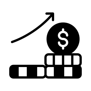 Profit, Earnings, Income, Revenue, Gain icon