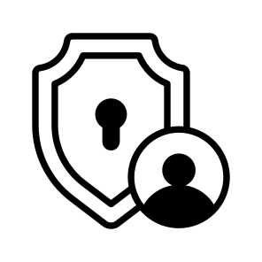 Protection, Security, Privacy, Confidential, Account icon