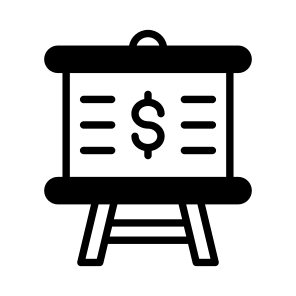 Report, Investment, Planning, Training, Presentation icon