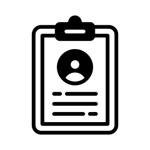 Resume, Cv, Biodata, Profile, Portfolio icon