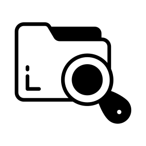 Search, Folder, Finding, Data, Archive icon