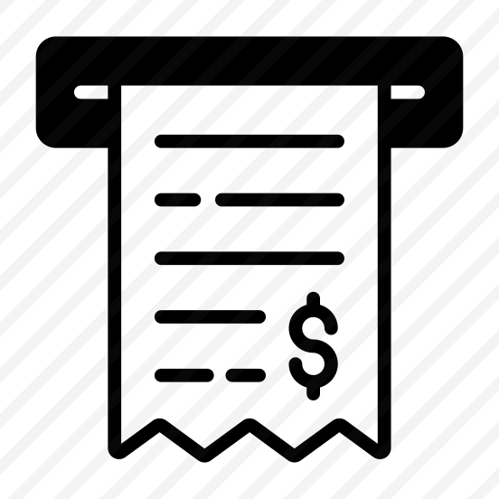 Slip, Atm, Banking, Invoice, Withdrawal preview