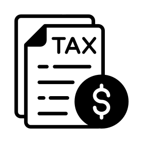 Tax, Paper, Form, Document, Income icon