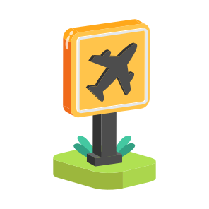 Airport, Sign, Flight, Signage, Signboard icon
