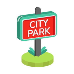Board, Signage, Signboard, Park, Pole icon