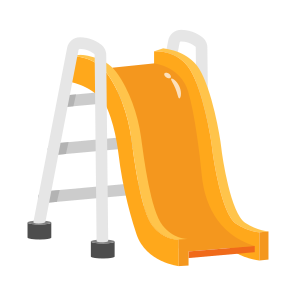 Slide, Slope, Park, Garden, Playground icon