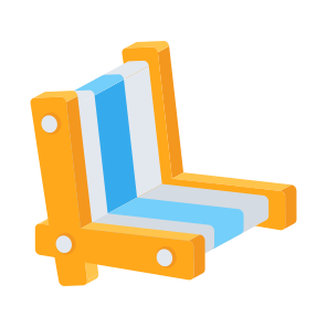 Deckchair, Chair, Seat, Furniture, Exterior icon